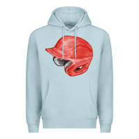 Blue Mist red baseball helmet fa element Premium Hoodie - FaDigitalArtStudio