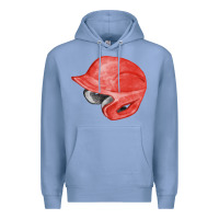 Colony Blue red baseball helmet fa element Premium Hoodie - FaDigitalArtStudio