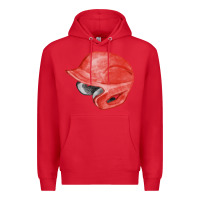 Red red baseball helmet fa element Premium Hoodie - FaDigitalArtStudio