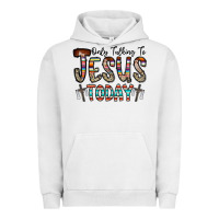 Pigment Lunar Rock only talking jesus today Urban Hoodie - CowhideDigitalArt