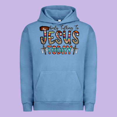 Only Talking Jesus Today Urban Hoodie Designed By Cowhidedigitalart