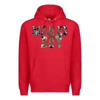 Red Western Mama's Boy Premium Hoodie - CowhideDigitalArt