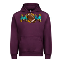 Mauve Wine western mom american football Urban Hoodie - HRA Design Shop