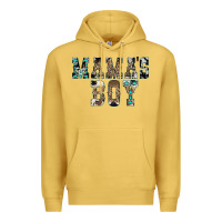 Antique Gold Western Mama's Boy Premium Hoodie - CowhideDigitalArt