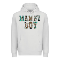 Dove Grey Western Mama's Boy Premium Hoodie - CowhideDigitalArt