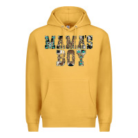 Mustard Western Mama's Boy Premium Hoodie - CowhideDigitalArt