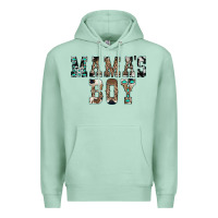Seafoam Western Mama's Boy Premium Hoodie - CowhideDigitalArt