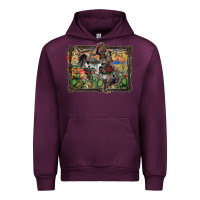 Mauve Wine rodeo Urban Hoodie - SublimationCraftShop