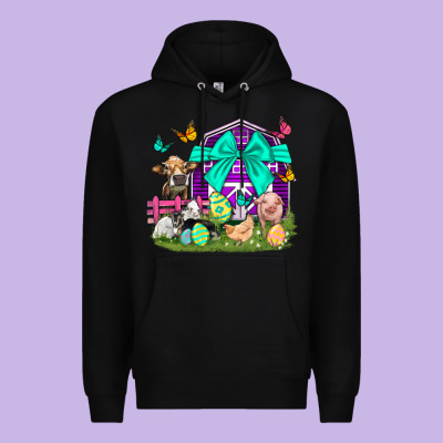 Easter Farm Animal Easter Day Premium Hoodie Designed By Neo Western