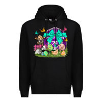 Black Easter Farm Animal Easter Day Premium Hoodie - Neo Western