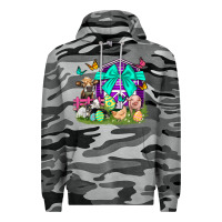 Slate Camo Easter Farm Animal Easter Day Premium Hoodie - Neo Western