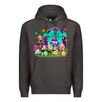 Smoke Easter Farm Animal Easter Day Premium Hoodie - Neo Western