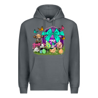 Rock Easter Farm Animal Easter Day Premium Hoodie - Neo Western