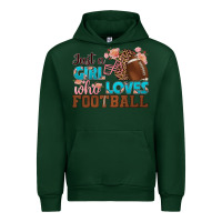 Forest Green just a girl who loves football Urban Hoodie - HRA Design Shop
