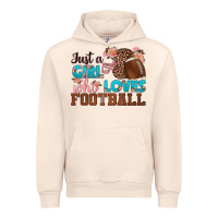 Sandshell just a girl who loves football Urban Hoodie - HRA Design Shop