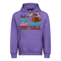 Tulip just a girl who loves football Urban Hoodie - HRA Design Shop