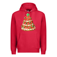 Cardinal red christmas cookie cake fa element Premium Hoodie - FaDigitalArtStudio