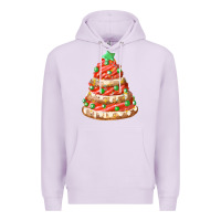 Lilac red christmas cookie cake fa element Premium Hoodie - FaDigitalArtStudio