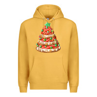 Mustard red christmas cookie cake fa element Premium Hoodie - FaDigitalArtStudio