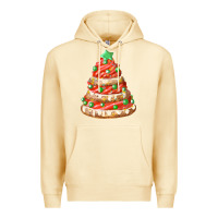 Pina Colada red christmas cookie cake fa element Premium Hoodie - FaDigitalArtStudio