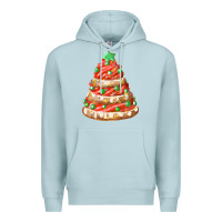 Blue Mist red christmas cookie cake fa element Premium Hoodie - FaDigitalArtStudio