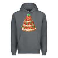 Rock red christmas cookie cake fa element Premium Hoodie - FaDigitalArtStudio