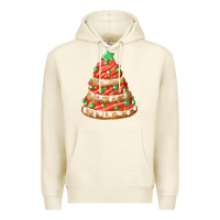 Sandshell red christmas cookie cake fa element Premium Hoodie - FaDigitalArtStudio