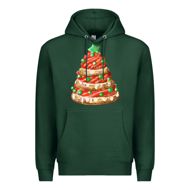 Red Christmas Cookie Cake Fa Element Premium Hoodie by FaDigitalArtStudio | Teevron