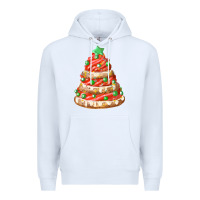 White red christmas cookie cake fa element Premium Hoodie - FaDigitalArtStudio