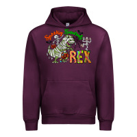 Mauve Wine spooky sourus Urban Hoodie - CowhideDigitalArt