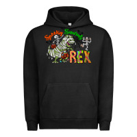 Pigment Black spooky sourus Urban Hoodie - CowhideDigitalArt