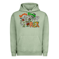 Pigment Oil Green spooky sourus Urban Hoodie - CowhideDigitalArt