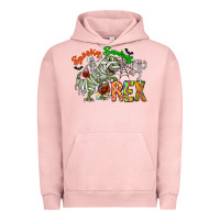 Pigment Salmon spooky sourus Urban Hoodie - CowhideDigitalArt