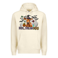 Sandshell Moo I Mean Boo Premium Hoodie - CowhideDigitalArt