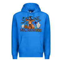 True Royal Moo I Mean Boo Premium Hoodie - CowhideDigitalArt