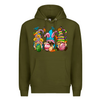 Army Green Easter gnomies Easter Day Premium Hoodie - Neo Western