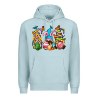 Blue Mist Easter gnomies Easter Day Premium Hoodie - Neo Western