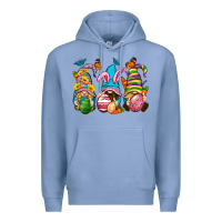 Colony Blue Easter gnomies Easter Day Premium Hoodie - Neo Western