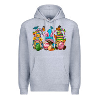 Heather Grey Easter gnomies Easter Day Premium Hoodie - Neo Western