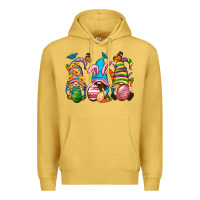 Antique Gold Easter gnomies Easter Day Premium Hoodie - Neo Western