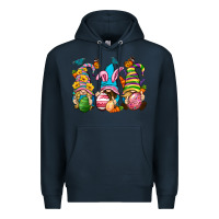 Navy Easter gnomies Easter Day Premium Hoodie - Neo Western