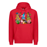 Red Easter gnomies Easter Day Premium Hoodie - Neo Western