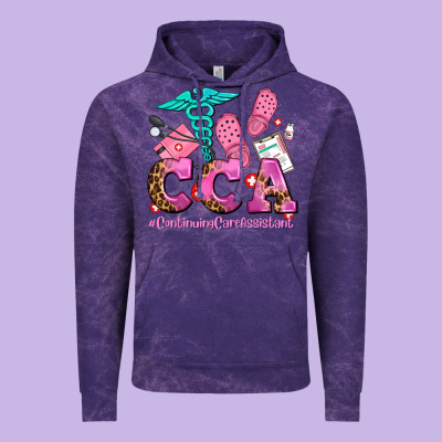 Cca  Continuing Care Assistant With Crocs Vintage Hoodie Designed By Adodesignshop