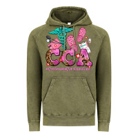Vintage Olive cca  continuing care assistant with crocs Vintage Hoodie - AdoDesignShop