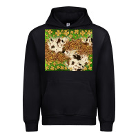 Black St. Patrick's Day shamrock tumbler Urban Hoodie - Neo Western