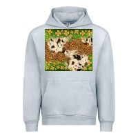 Heather Grey St. Patrick's Day shamrock tumbler Urban Hoodie - Neo Western