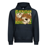 Navy St. Patrick's Day shamrock tumbler Urban Hoodie - Neo Western