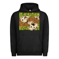 Pigment Black St. Patrick's Day shamrock tumbler Urban Hoodie - Neo Western