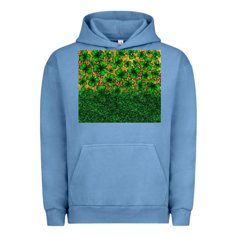 St. Patrick's Day Shamrock Leopard  Tumbler Urban Hoodie by Neo Western | Teevron