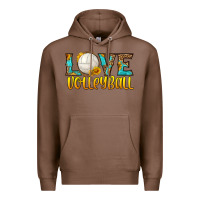 Chestnut love volleyball Premium Hoodie - HRA Design Shop